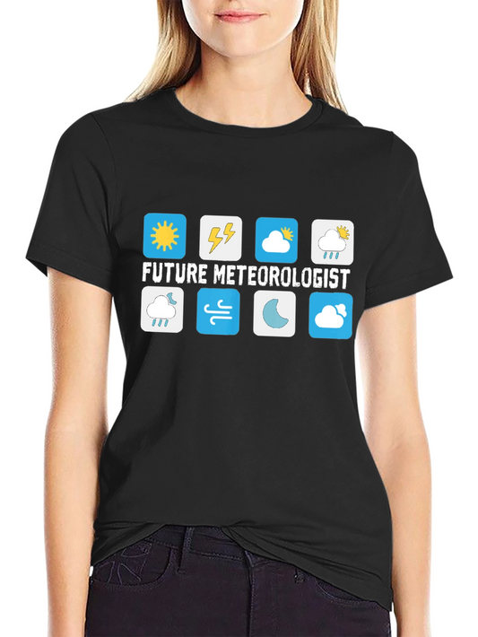 Future Meteorologist Weather Icon T-Shirt