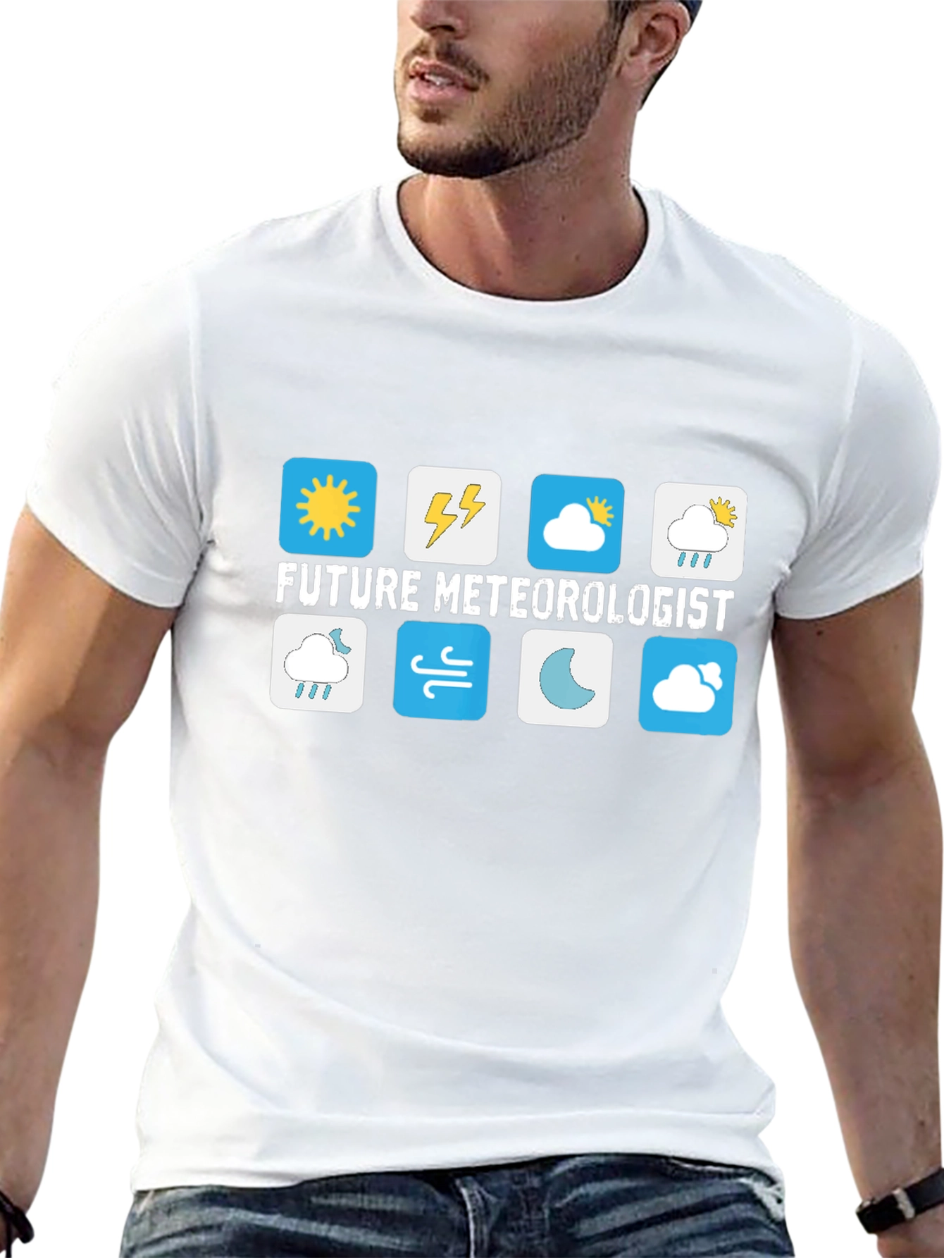 Future Meteorologist Weather Icon T-Shirt