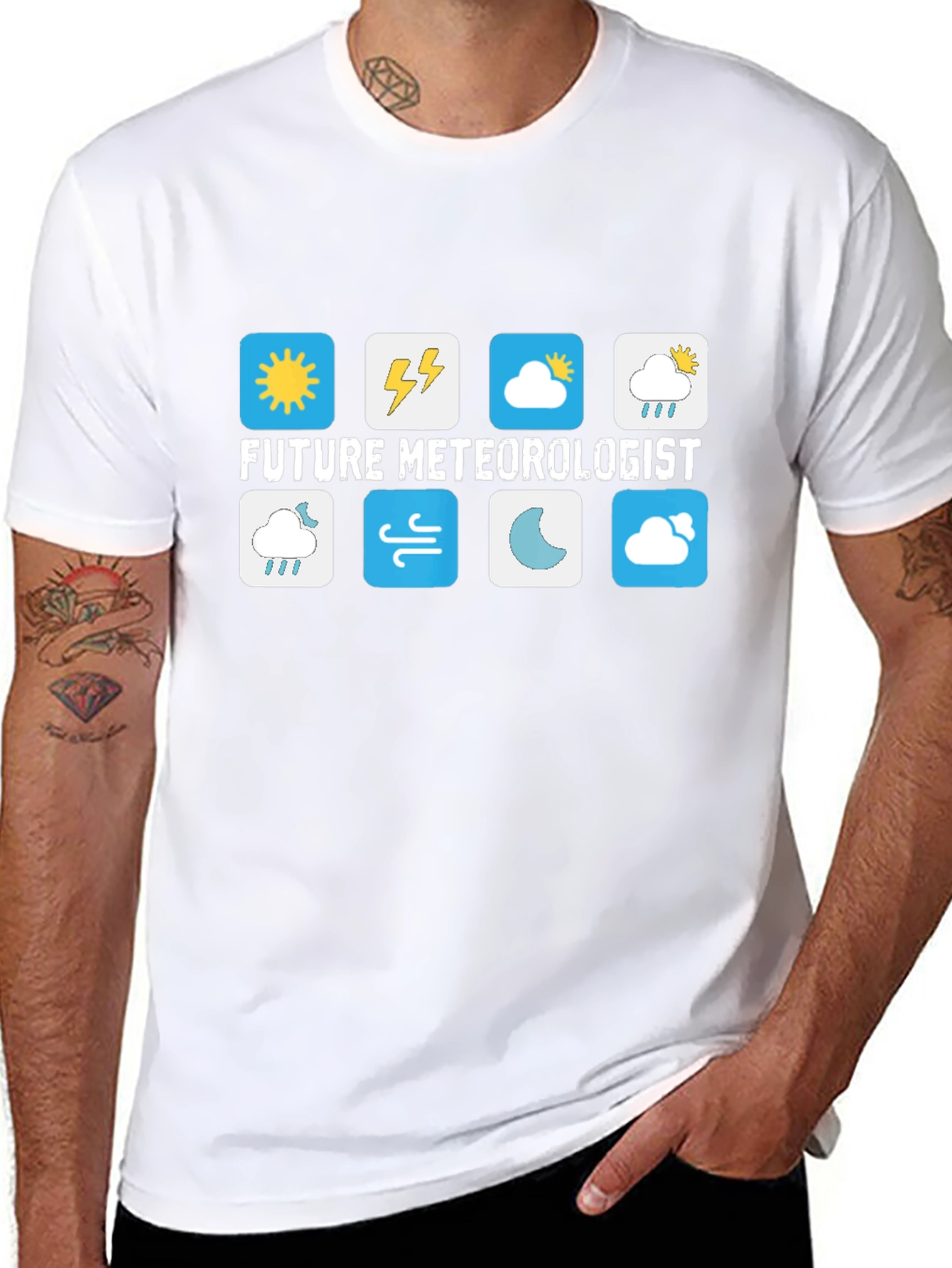 Future Meteorologist Weather Icon T-Shirt