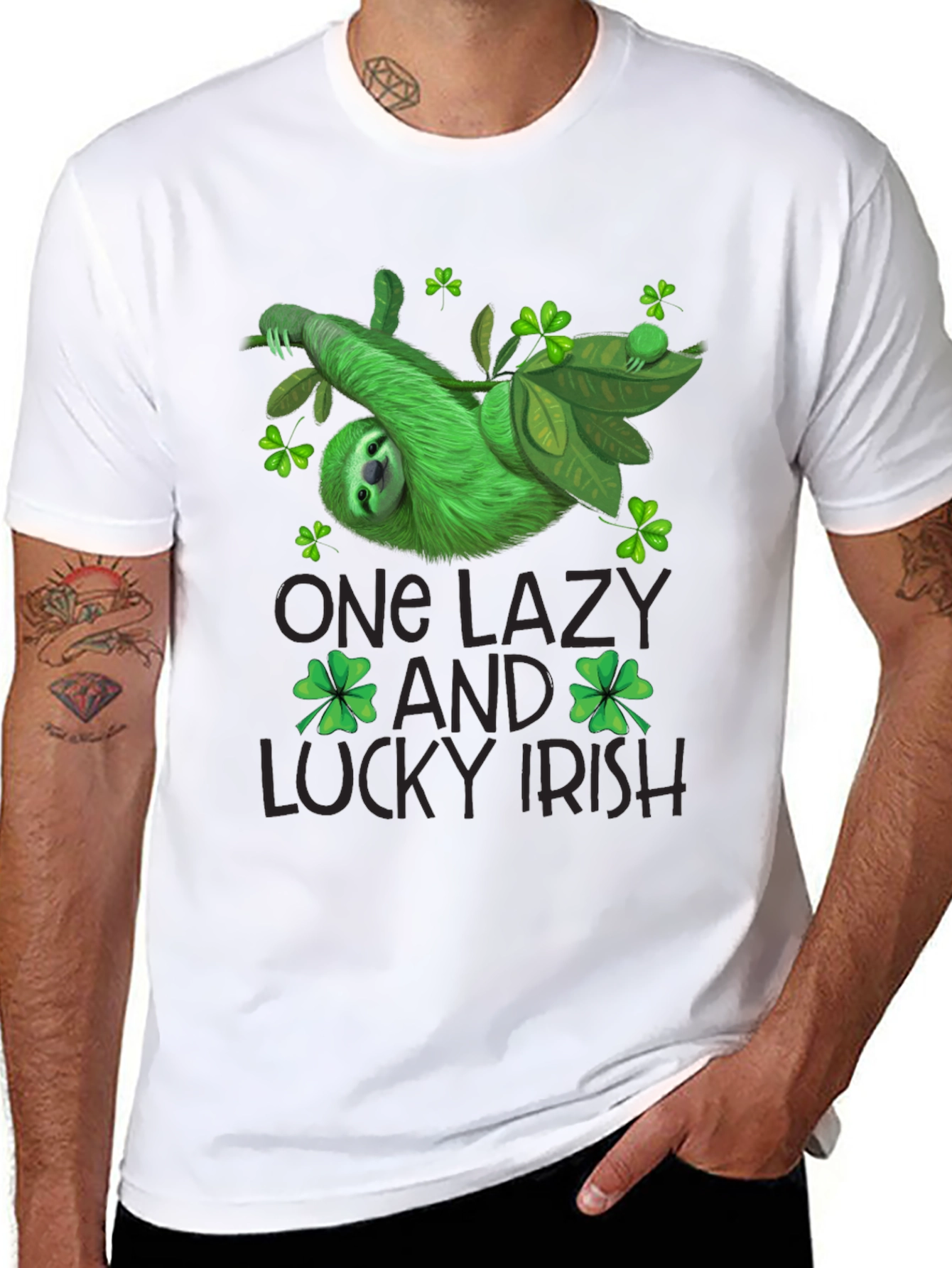 One Lazy and Lucky Irish St. Patricks Day T-Shirt
