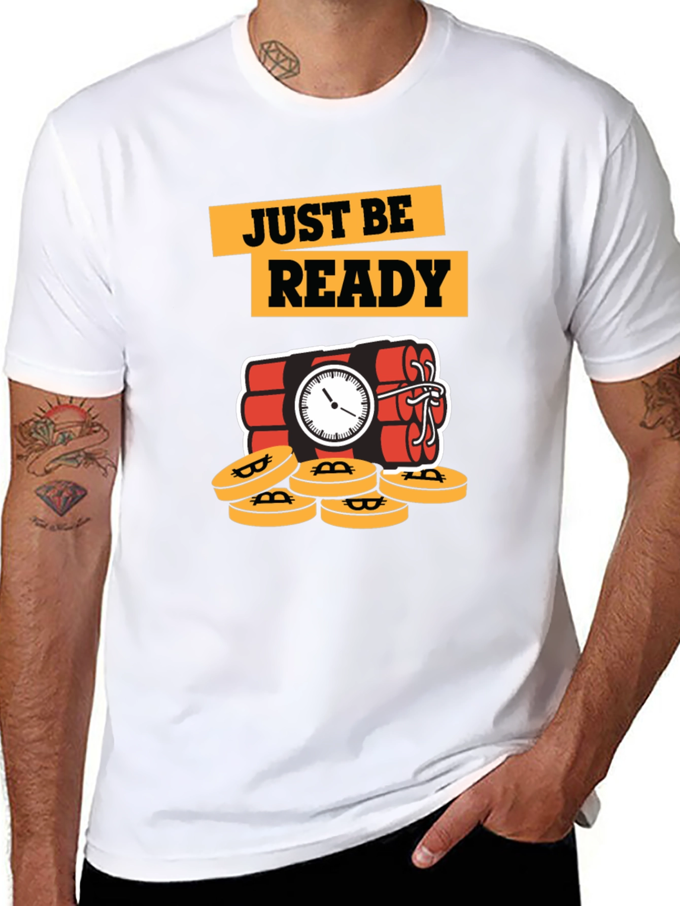 Just Be Ready Bitcoin Dynamite T-Shirt