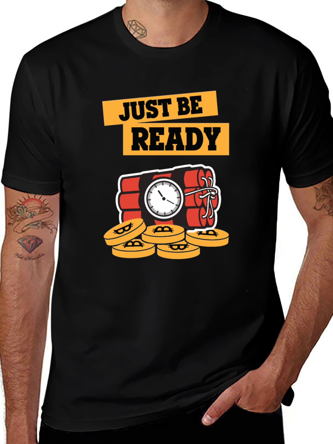 Just Be Ready Bitcoin Dynamite T-Shirt