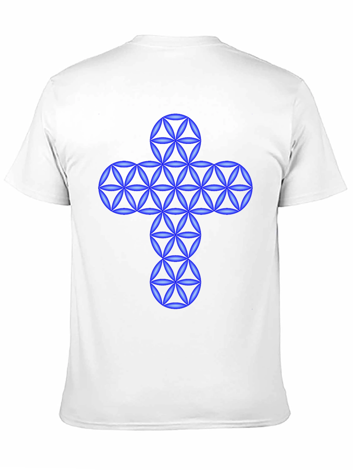 Geometric Cross Graphic T-Shirt