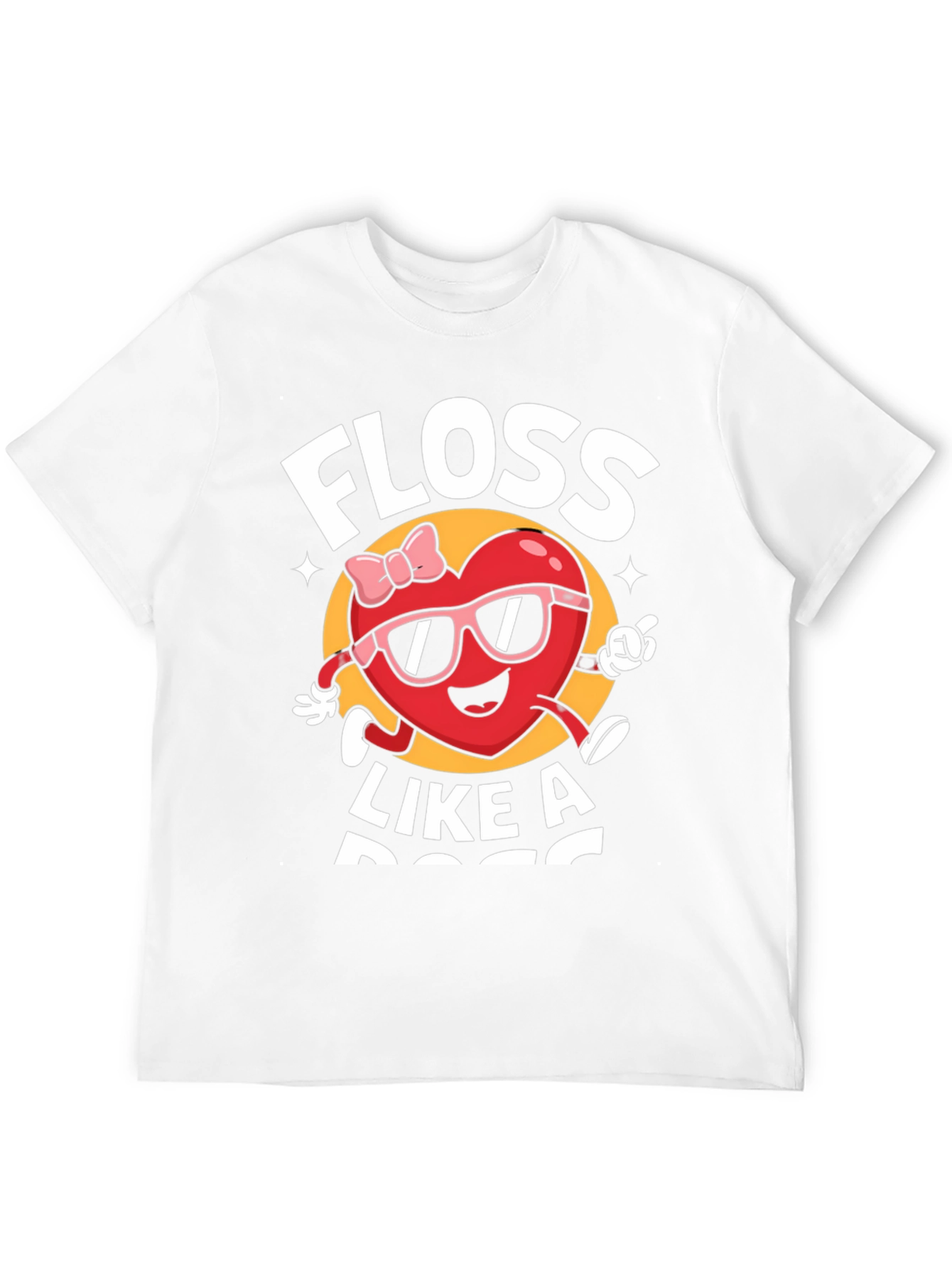 Floss Like A Boss Black Graphic Tee