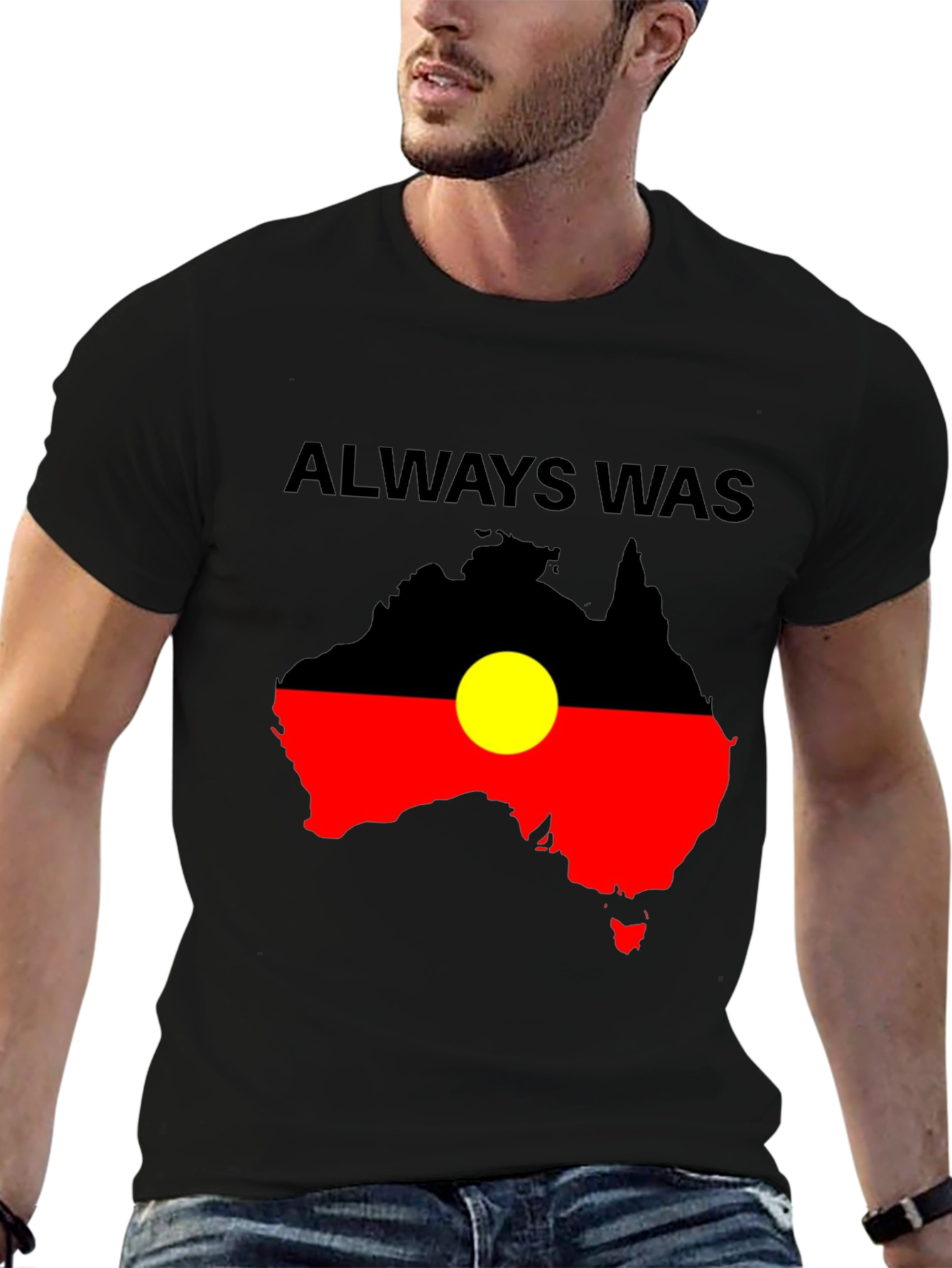 Always Was Aboriginal Flag Australia T-Shirt