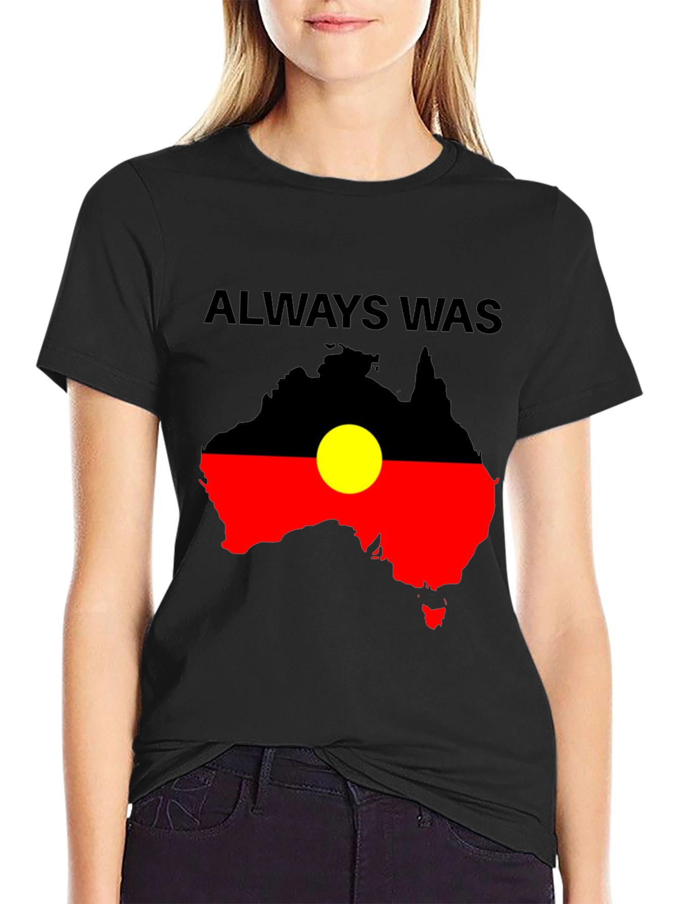 Always Was Aboriginal Flag Australia T-Shirt