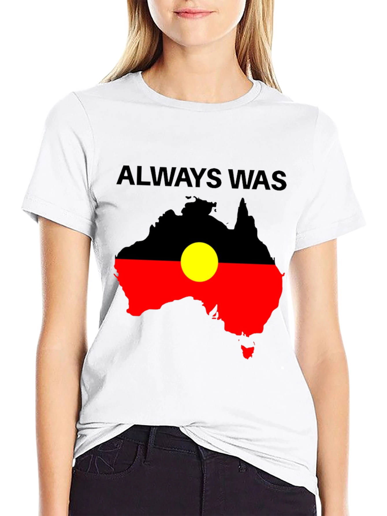 Always Was Aboriginal Flag Australia T-Shirt