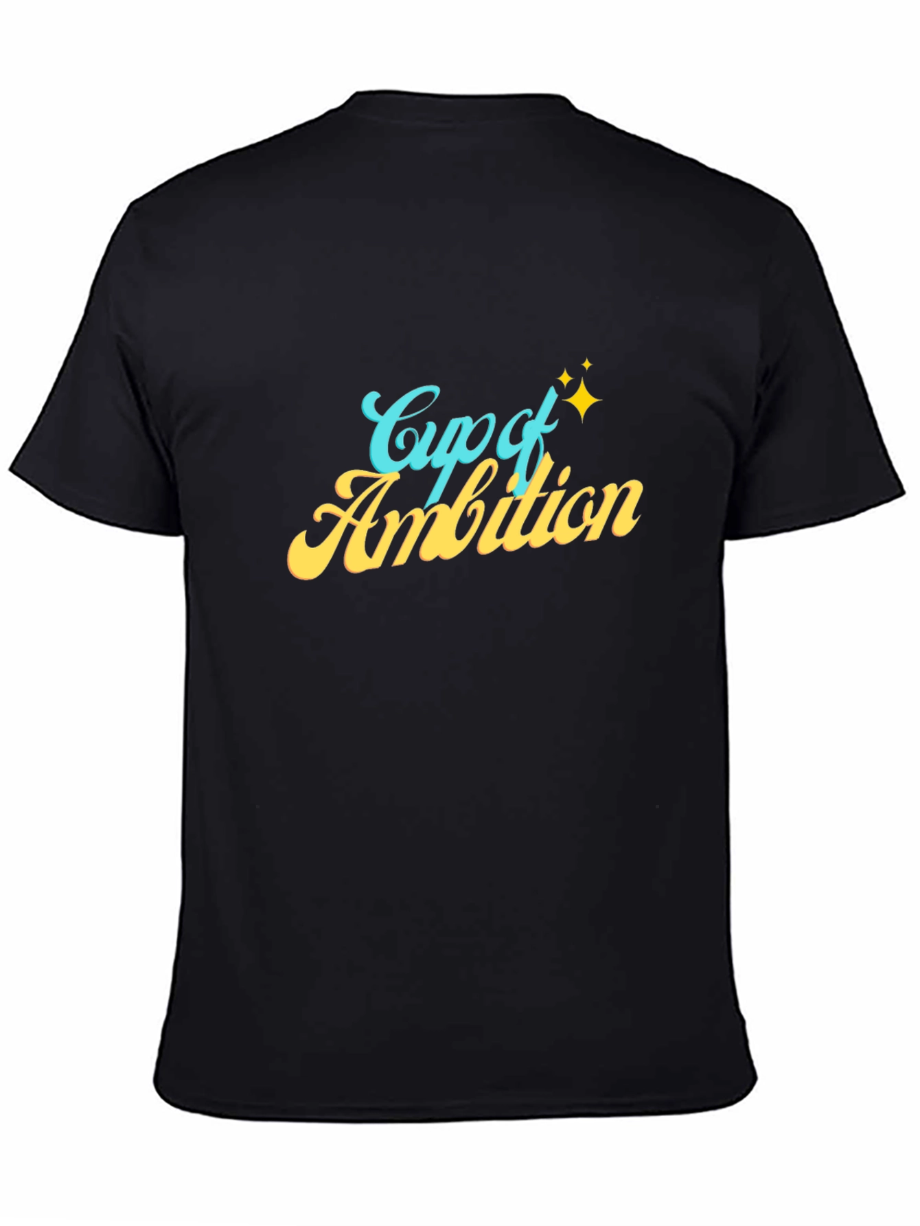 Cup of Ambition Black Graphic Tee
