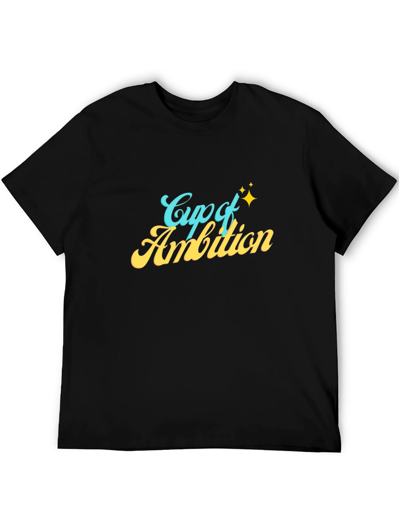 Cup of Ambition Black Graphic Tee