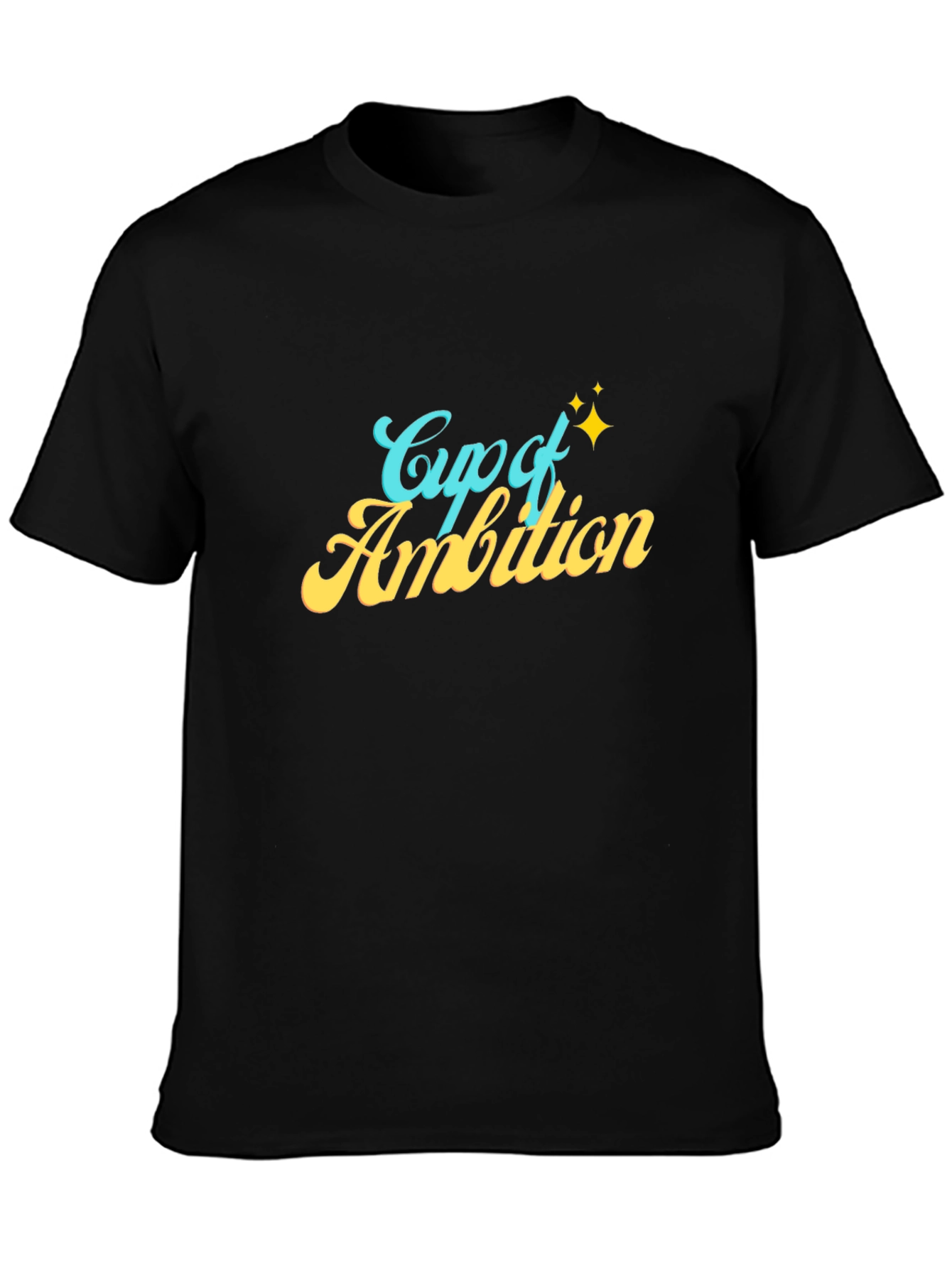 Cup of Ambition Black Graphic Tee