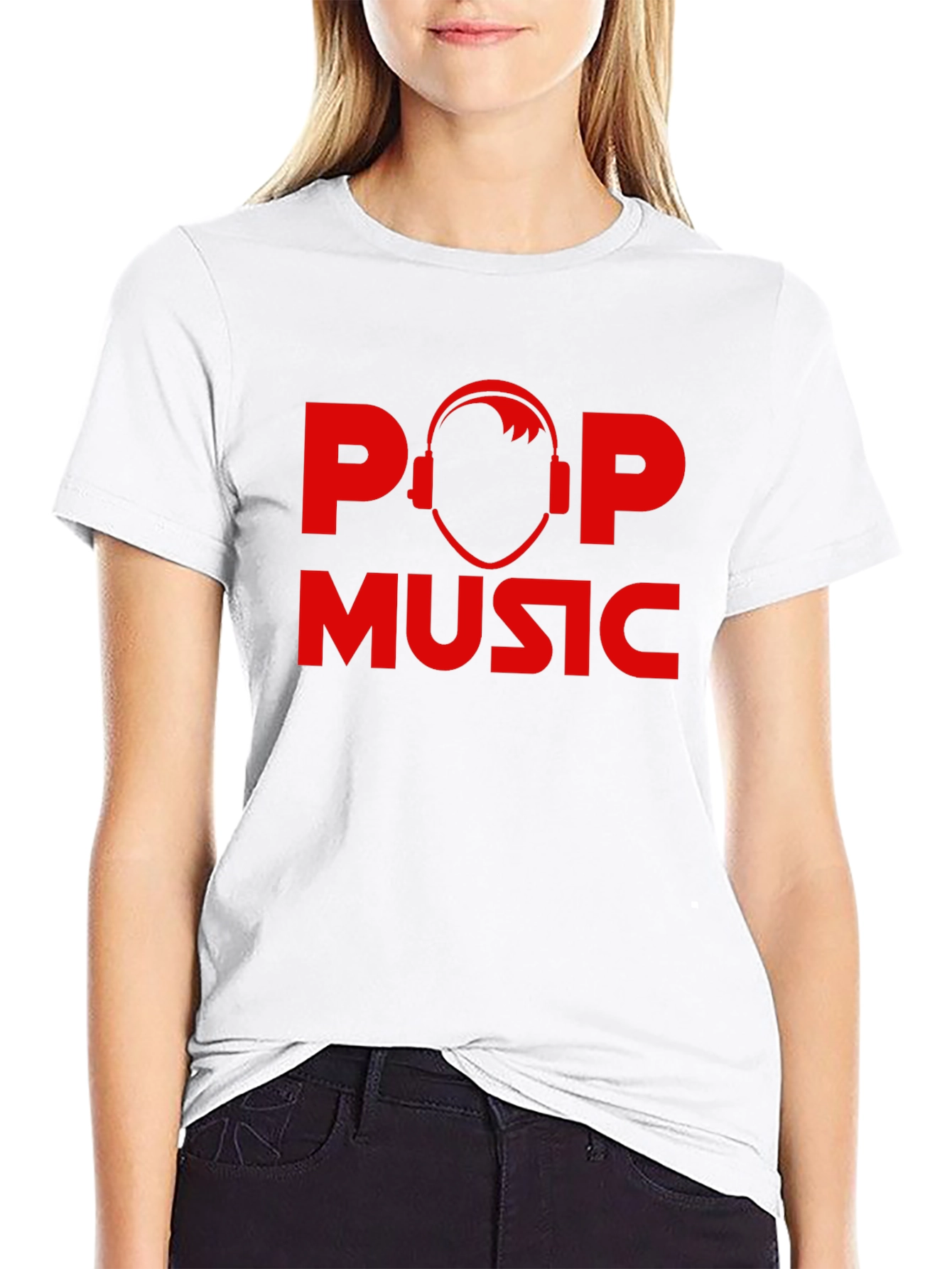 Pop Music Graphic Black T-Shirt