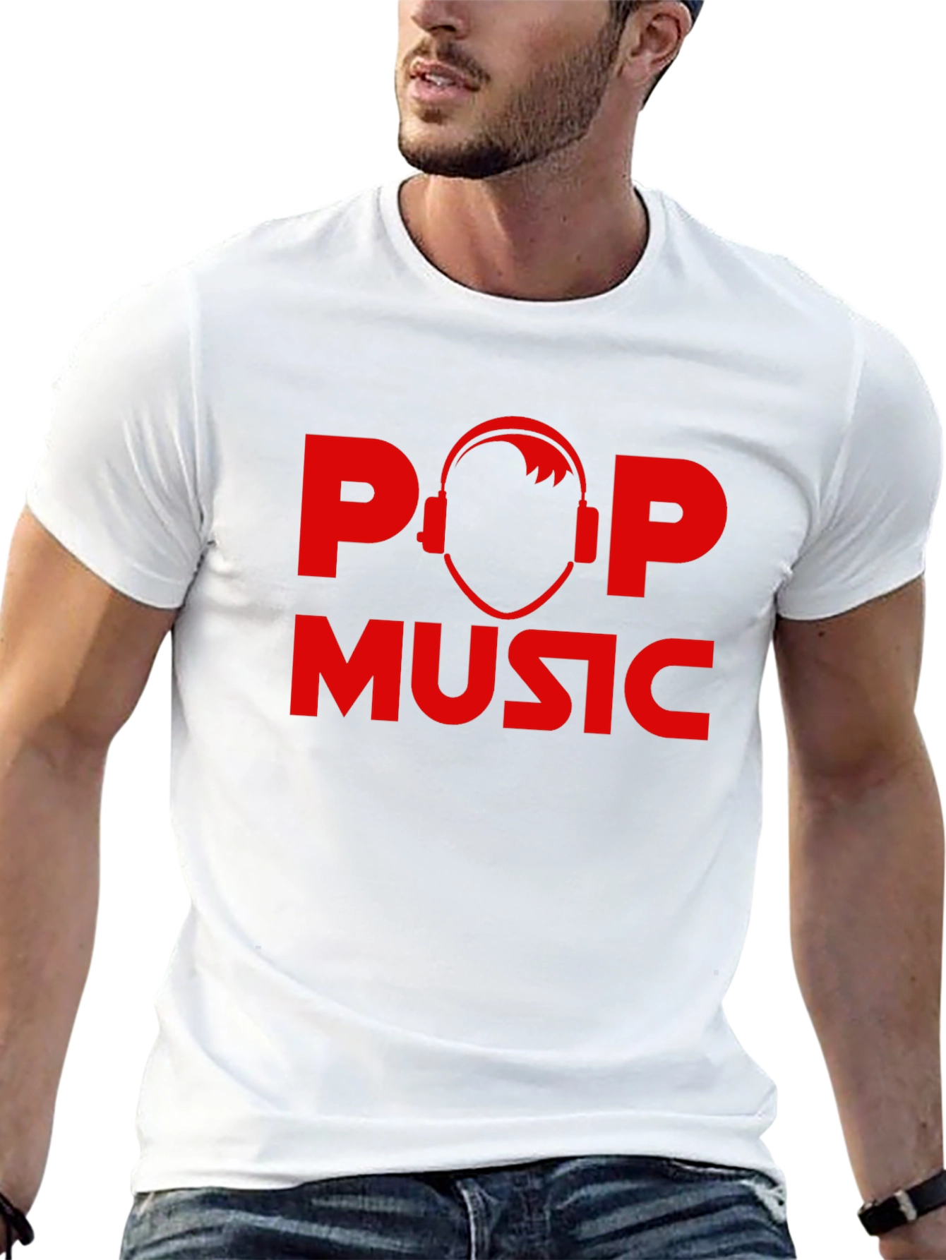 Pop Music Graphic Black T-Shirt