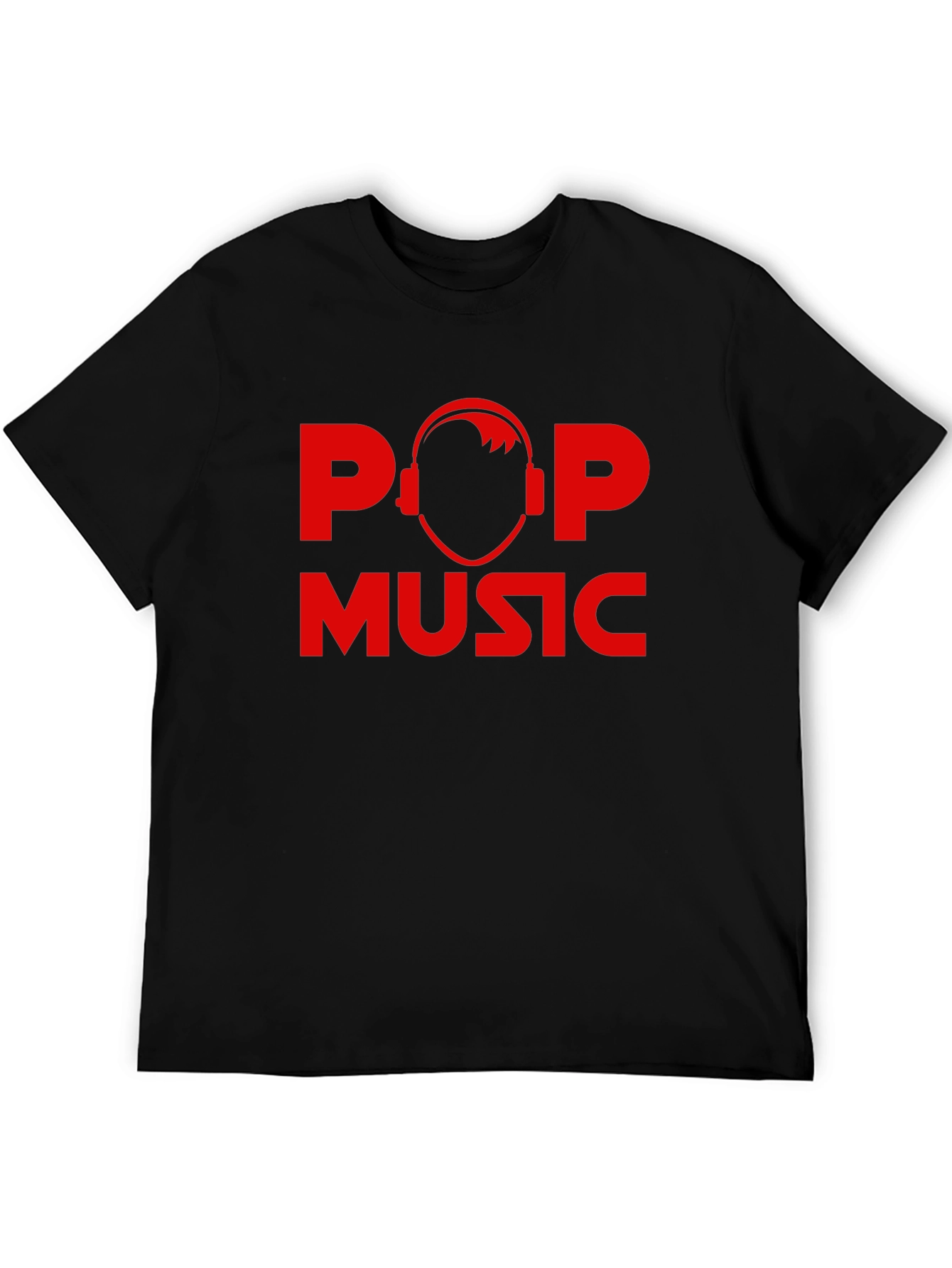 Pop Music Graphic Black T-Shirt