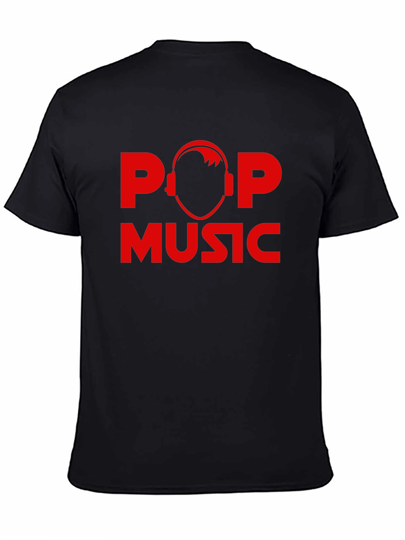 Pop Music Graphic Black T-Shirt