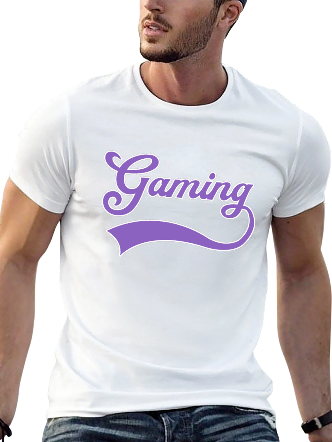 Gaming T-Shirt - Purple Gamer Tee