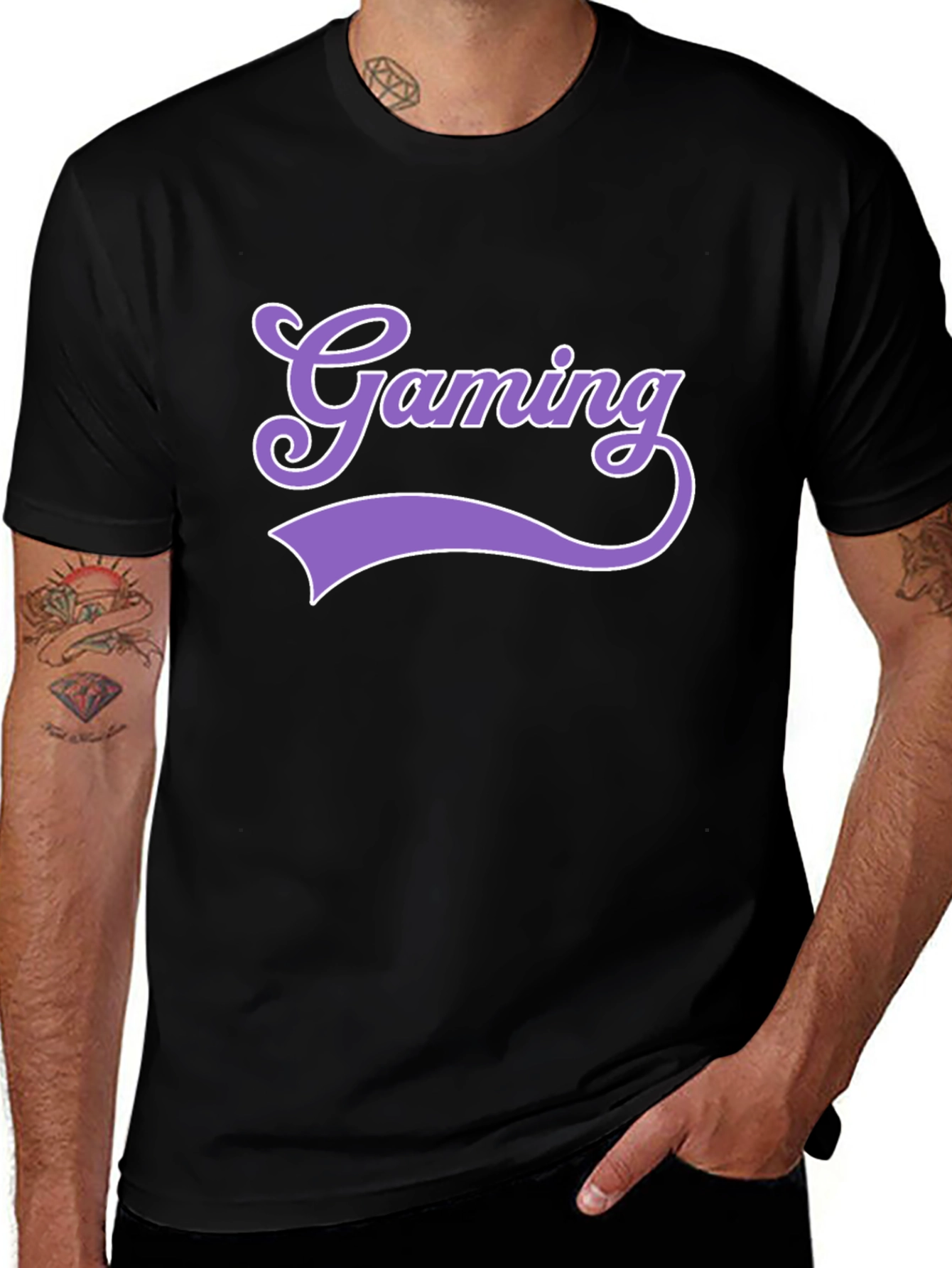 Gaming T-Shirt - Purple Gamer Tee