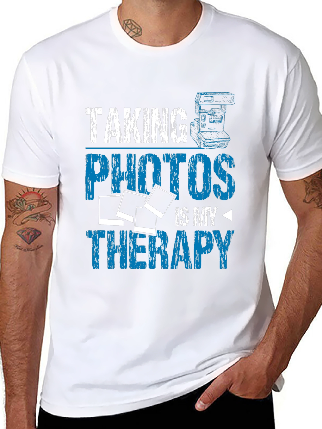 Photography Therapy T-Shirt - Camera Lover Tee