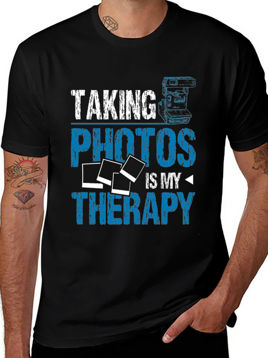 Photography Therapy T-Shirt - Camera Lover Tee