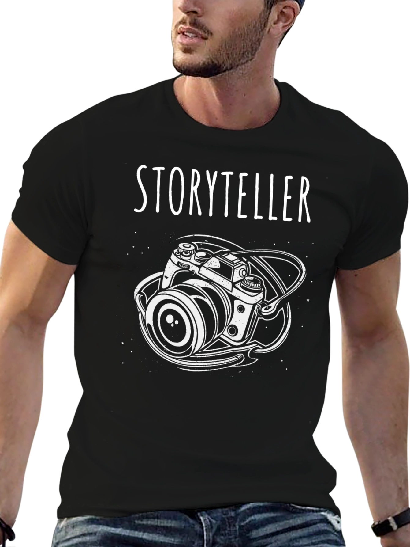 Storyteller Camera Graphic Tee - Photographer T-Shirt