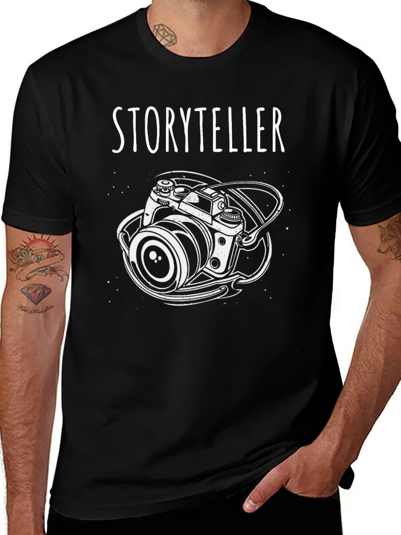 Storyteller Camera Graphic Tee - Photographer T-Shirt