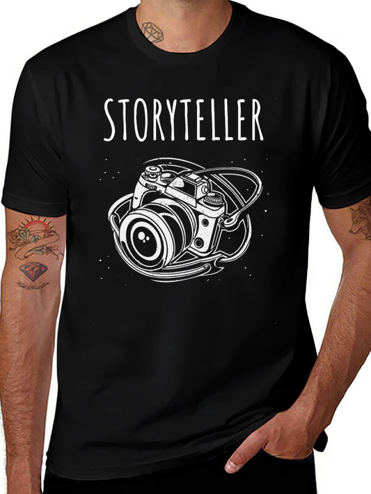 Storyteller Camera Graphic Tee - Photographer T-Shirt