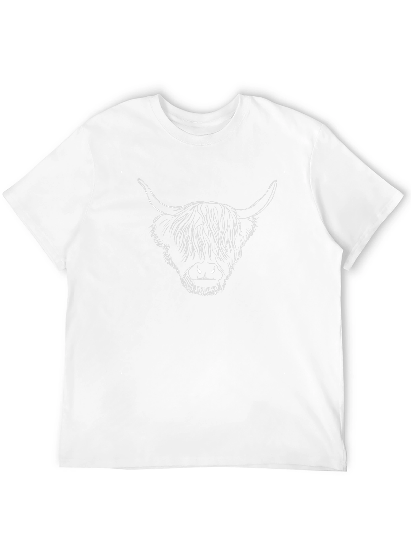 Black Highland Cow Graphic Tee