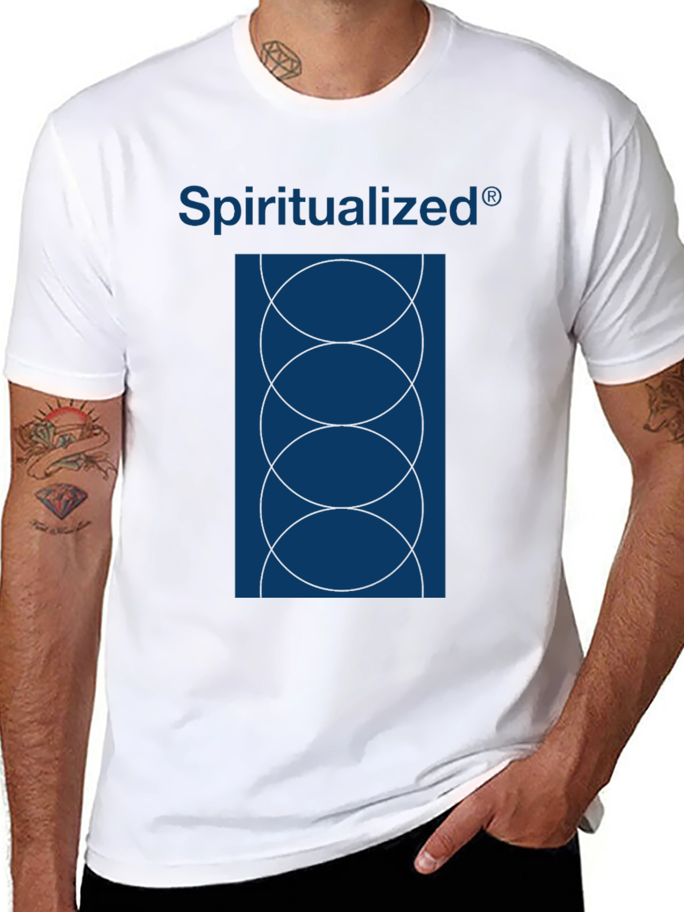 Spiritualized Band T-Shirt - Black Cotton Blend