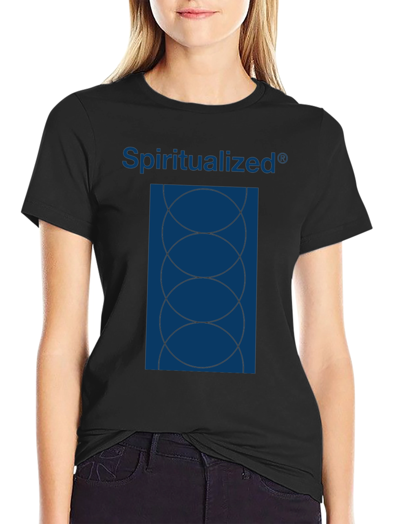 Spiritualized Band T-Shirt - Black Cotton Blend