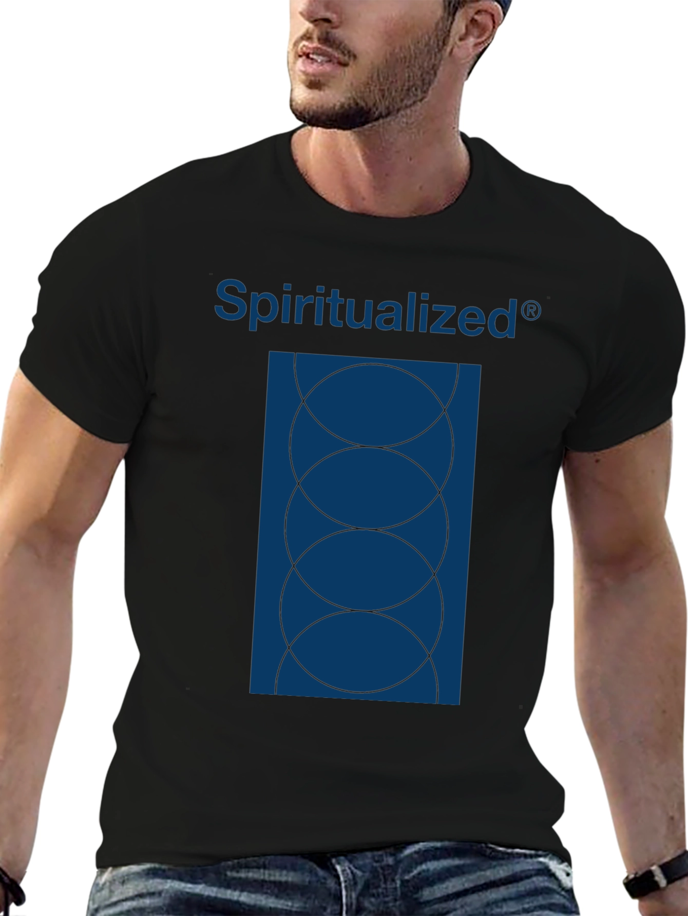 Spiritualized Band T-Shirt - Black Cotton Blend