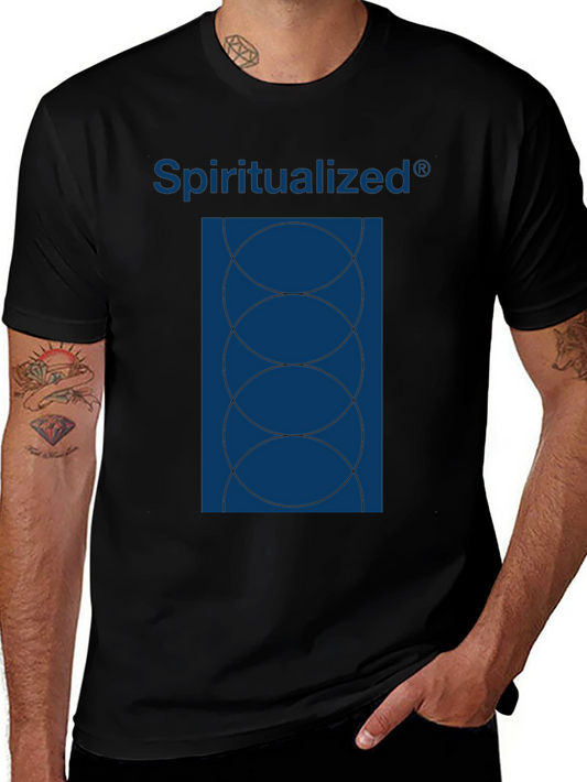 Spiritualized Band T-Shirt - Black Cotton Blend