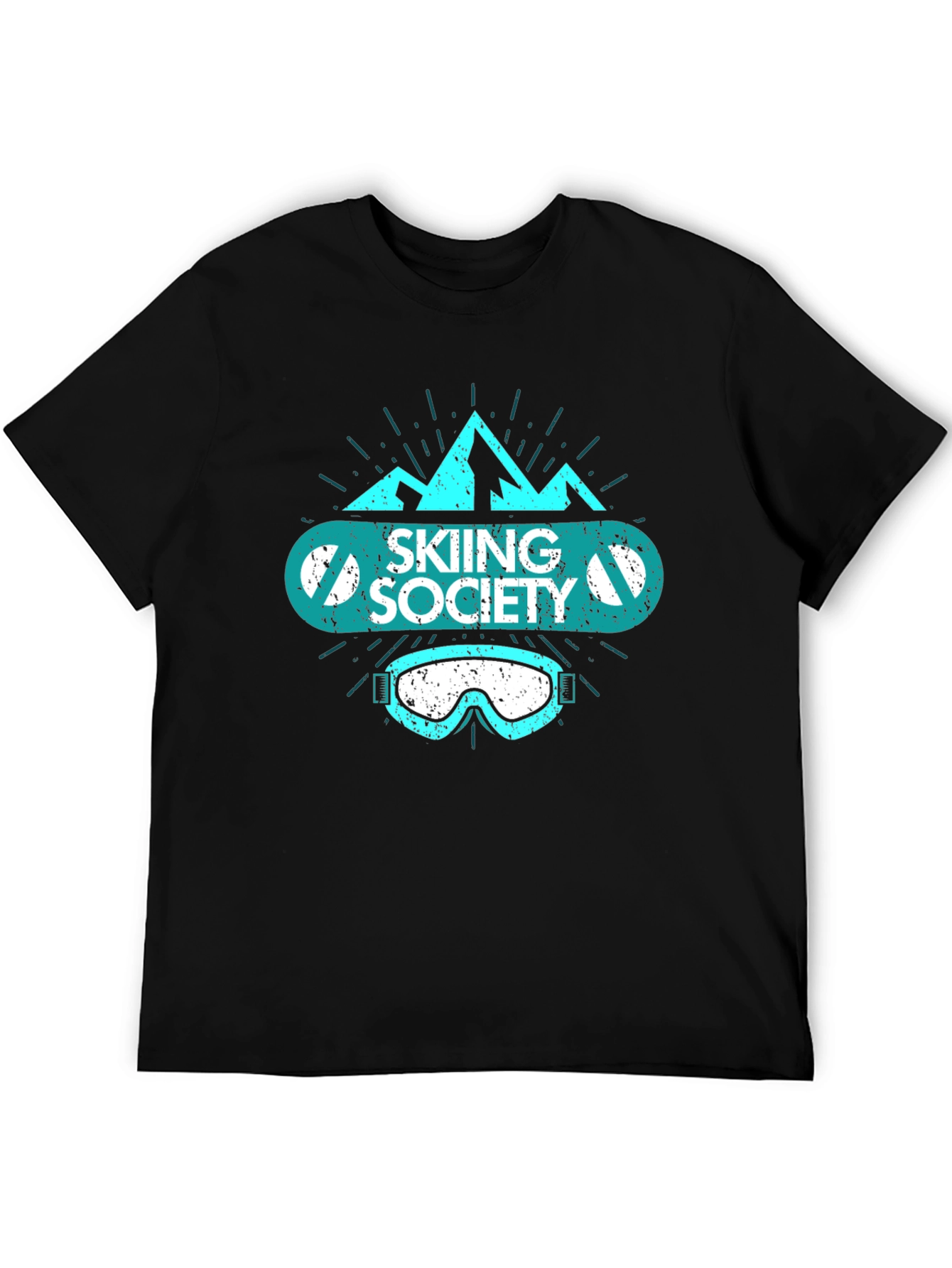 Skiing Society Graphic Tee - Mountain Vibes