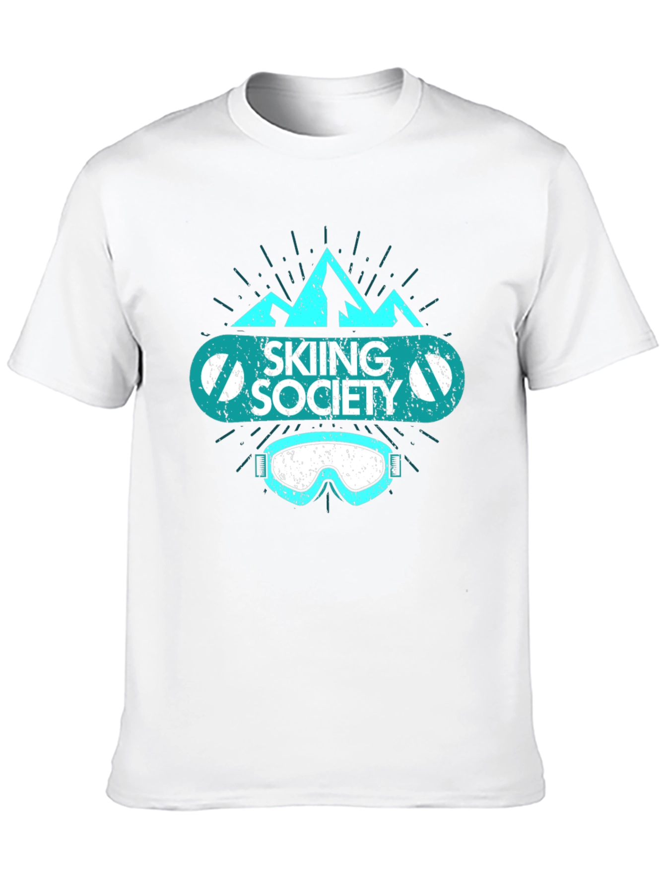 Skiing Society Graphic Tee - Mountain Vibes