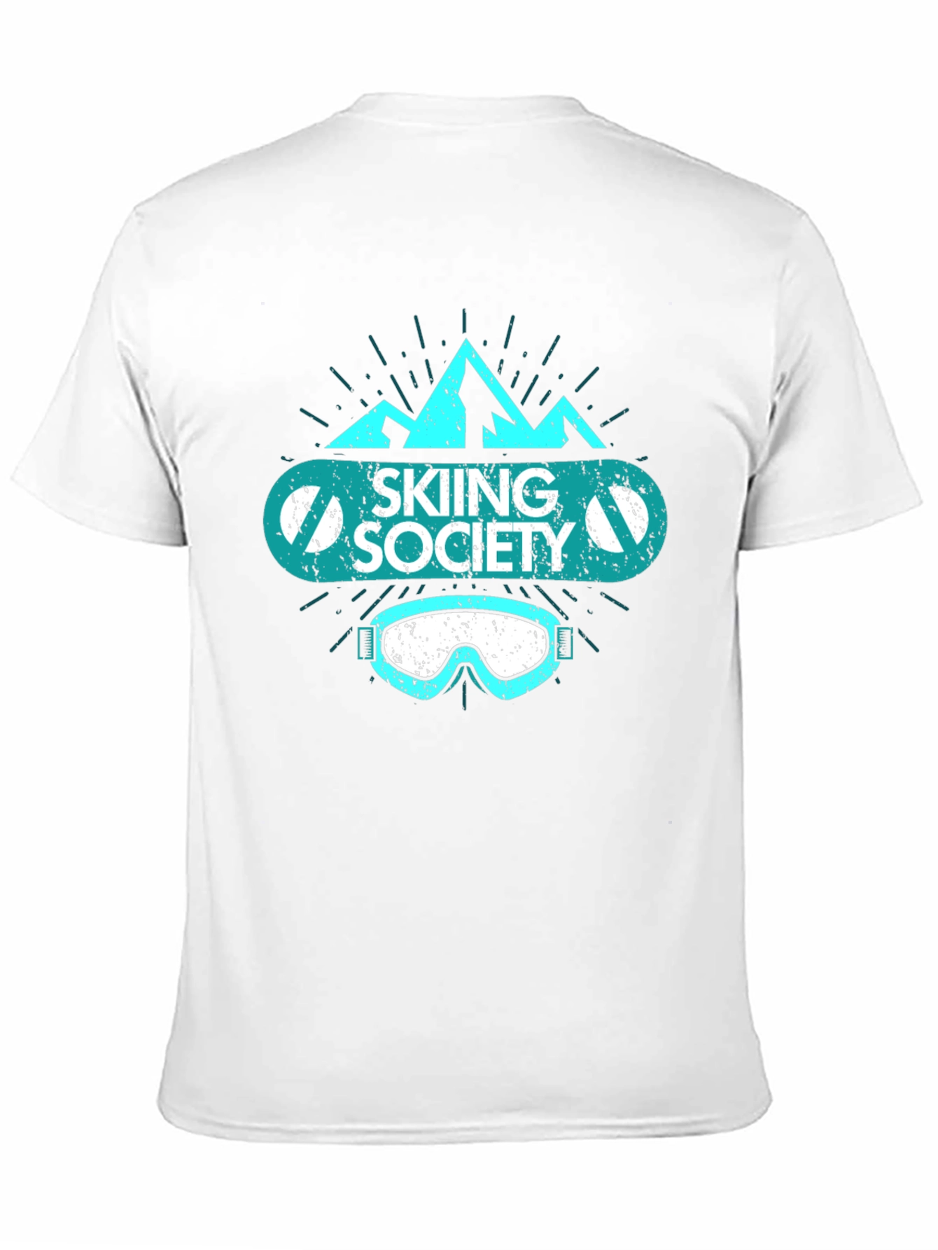 Skiing Society Graphic Tee - Mountain Vibes