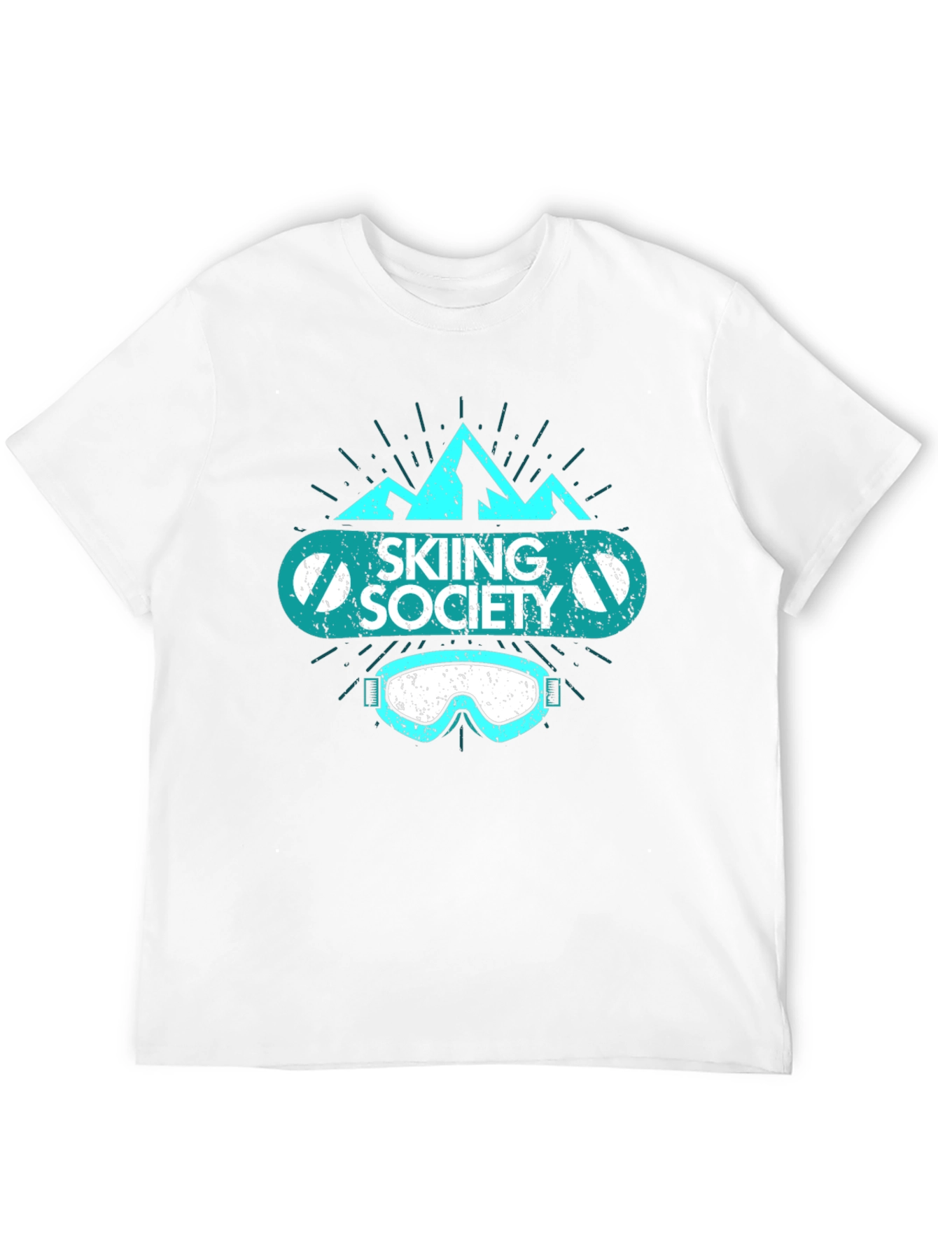 Skiing Society Graphic Tee - Mountain Vibes
