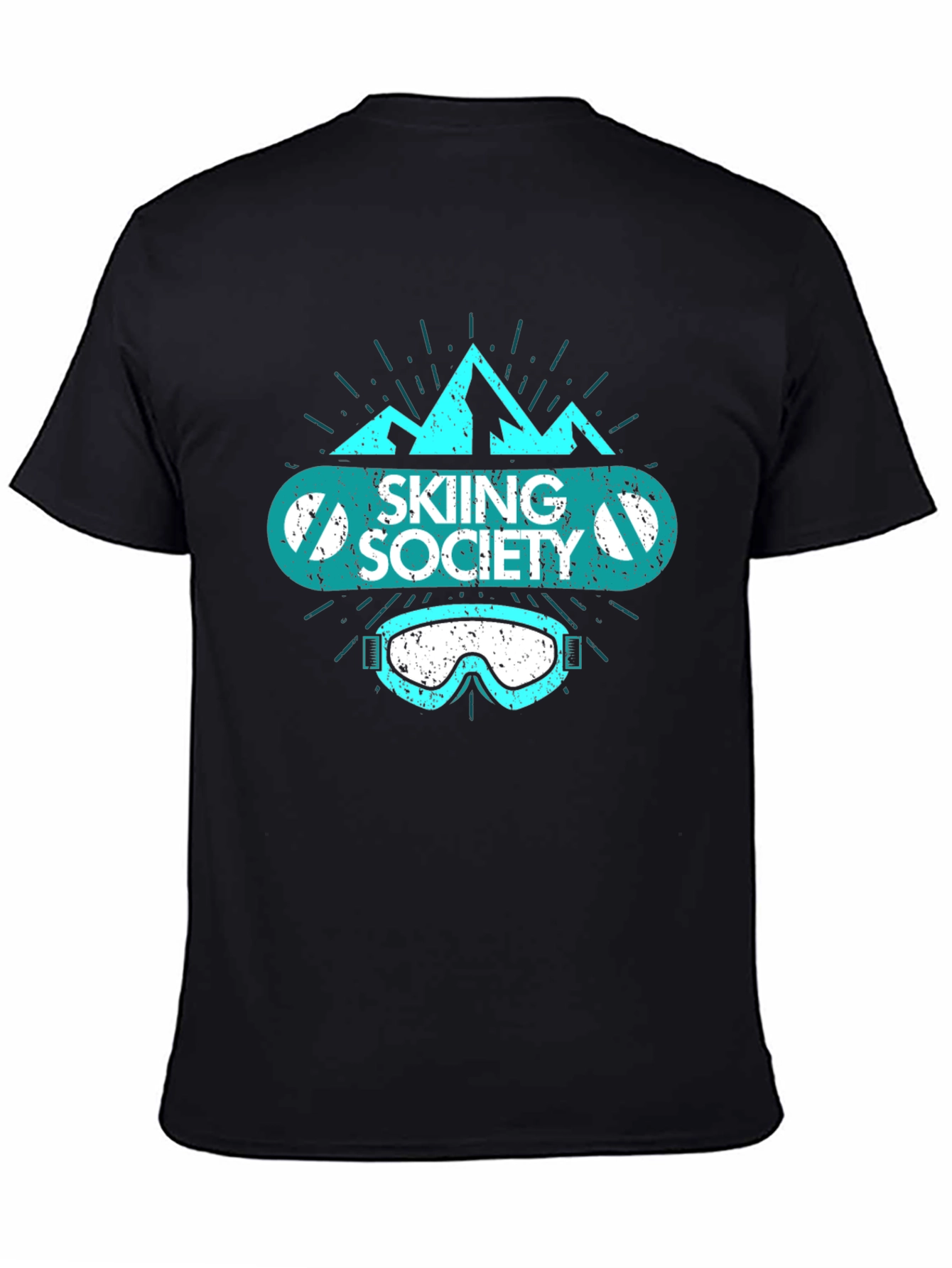 Skiing Society Graphic Tee - Mountain Vibes