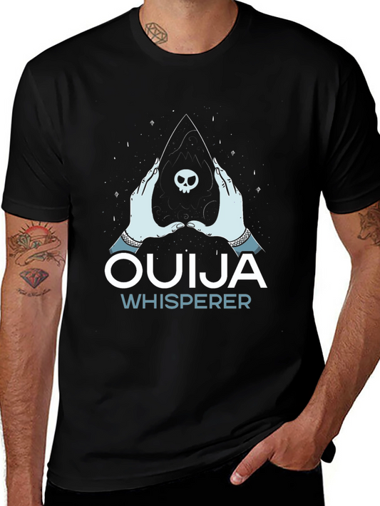 Ouija Whisperer Graphic T-Shirt - Gothic Spiritual Tee