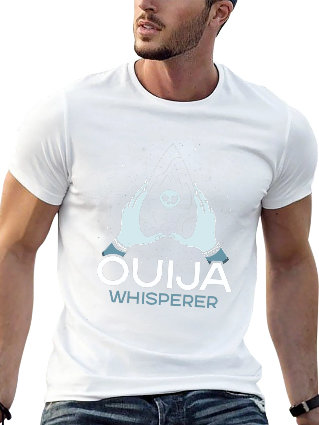 Ouija Whisperer Graphic T-Shirt - Gothic Spiritual Tee