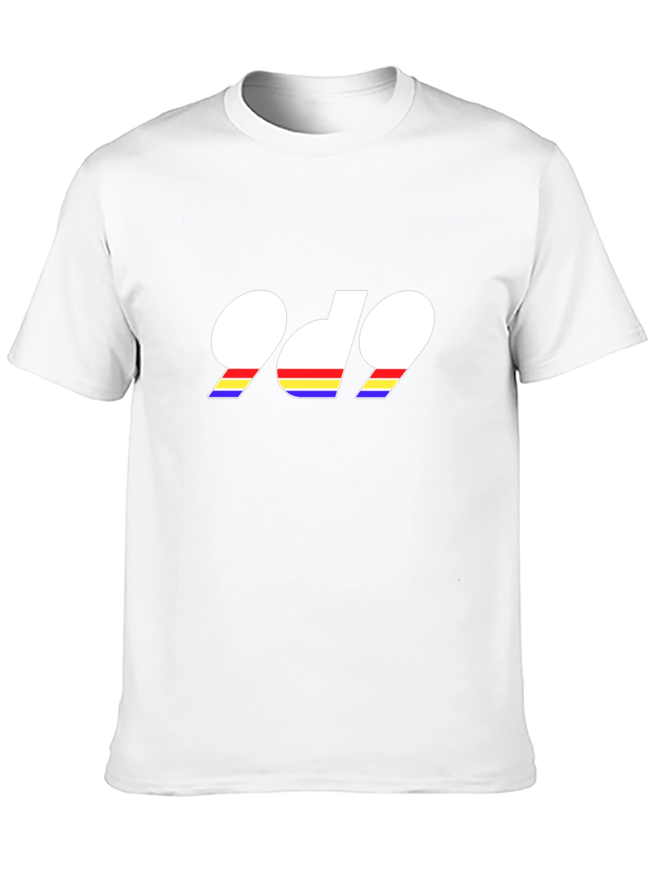 Retro 969 Graphic Tee - Black Cotton T-Shirt