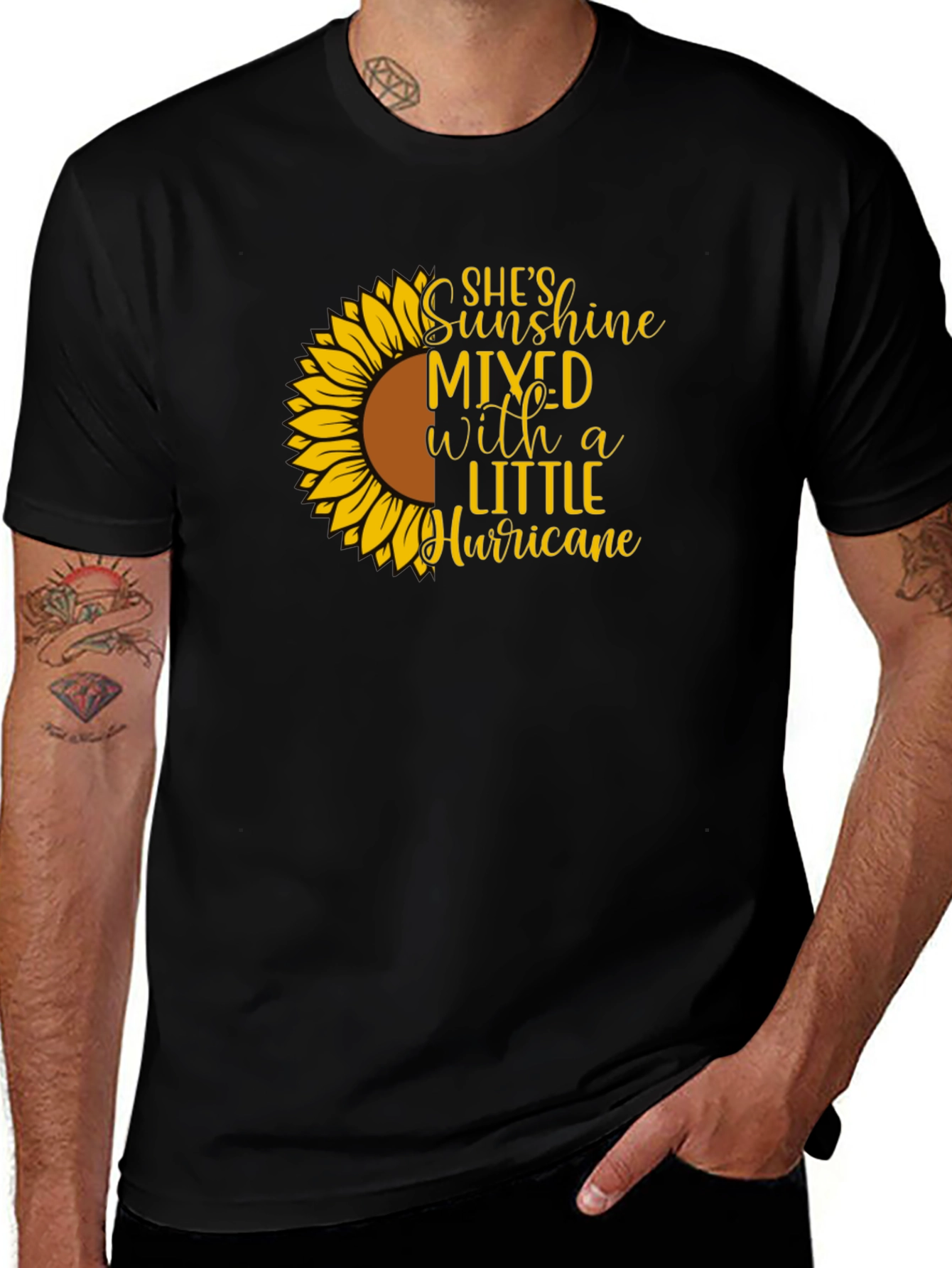 Sunflower Shes Sunshine Mixed With A Little Hurricane T-Shirt