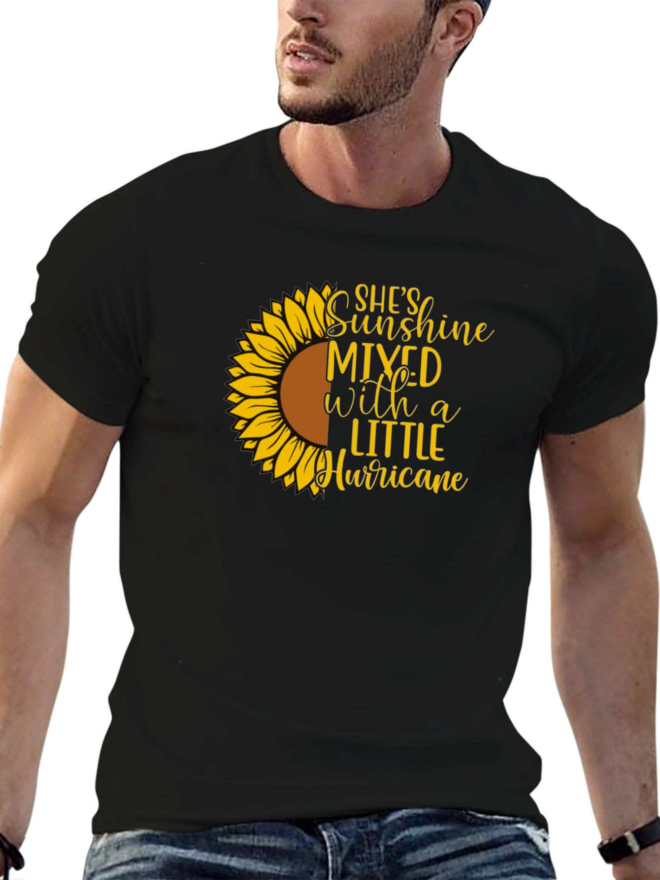 Sunflower Shes Sunshine Mixed With A Little Hurricane T-Shirt