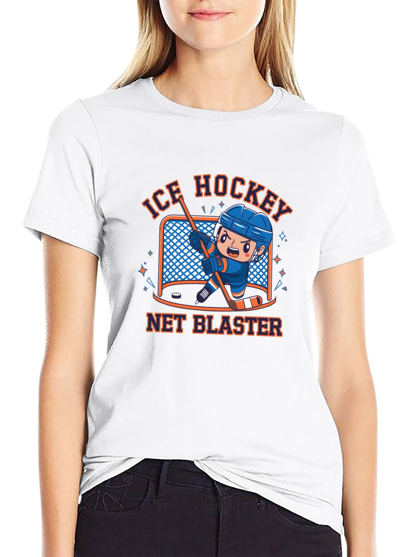 Ice Hockey Net Blaster T-Shirt