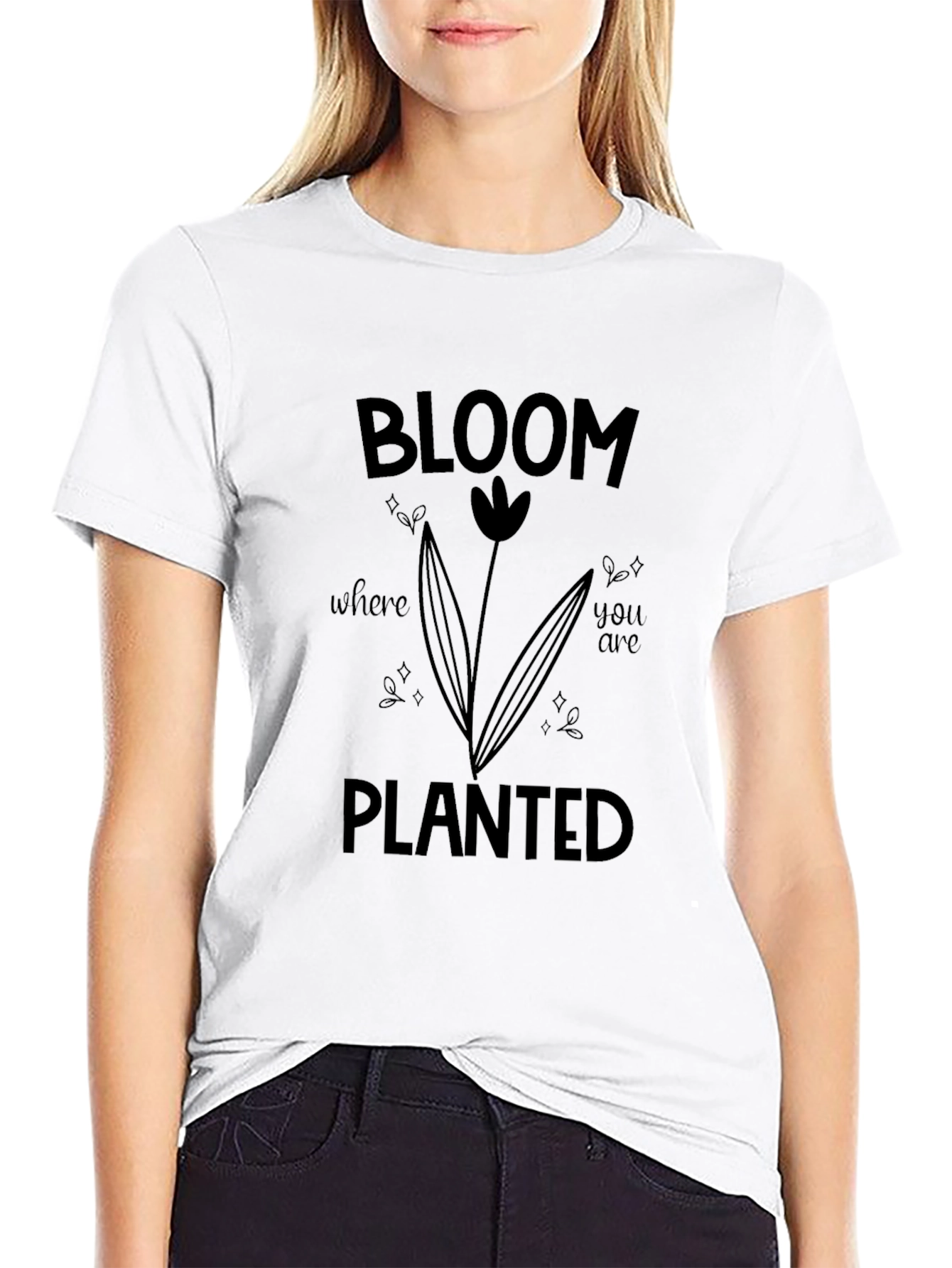 Bloom Where You are Planted Graphic Tee
