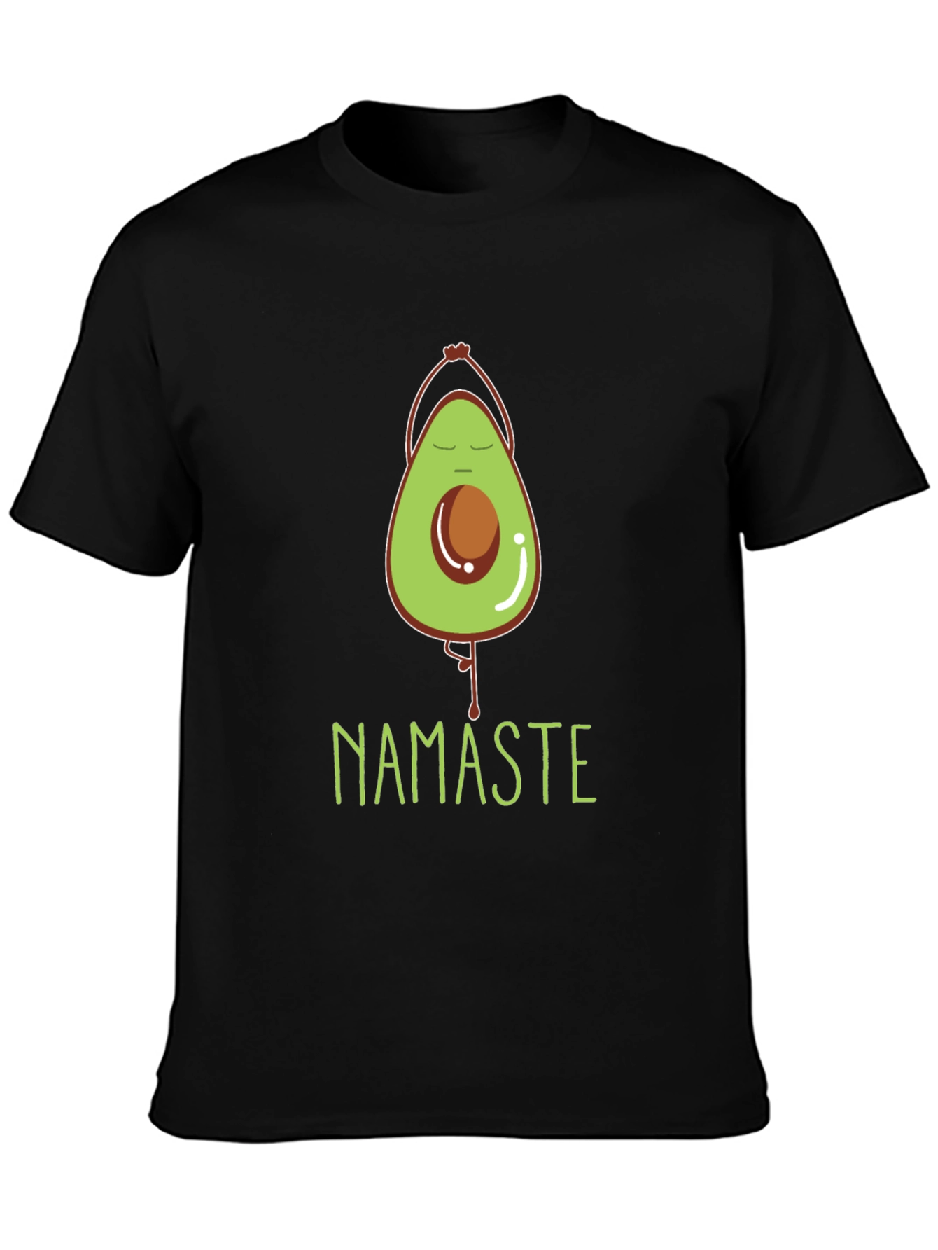 Yoga Avocado Namaste T-Shirt - Meditate In Style!
