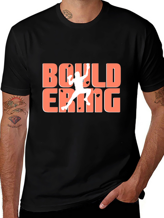 Bouldering Graphic T-Shirt - Black