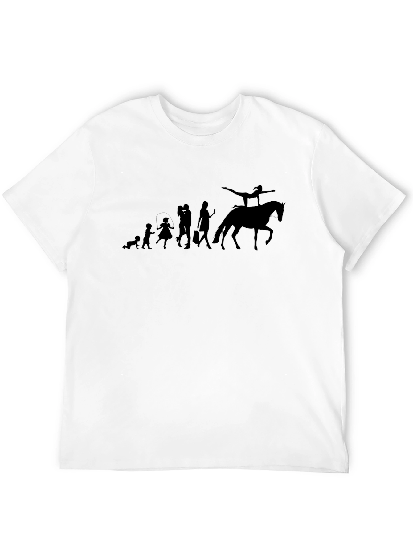 Evolution of Equestrian T-Shirt - Black