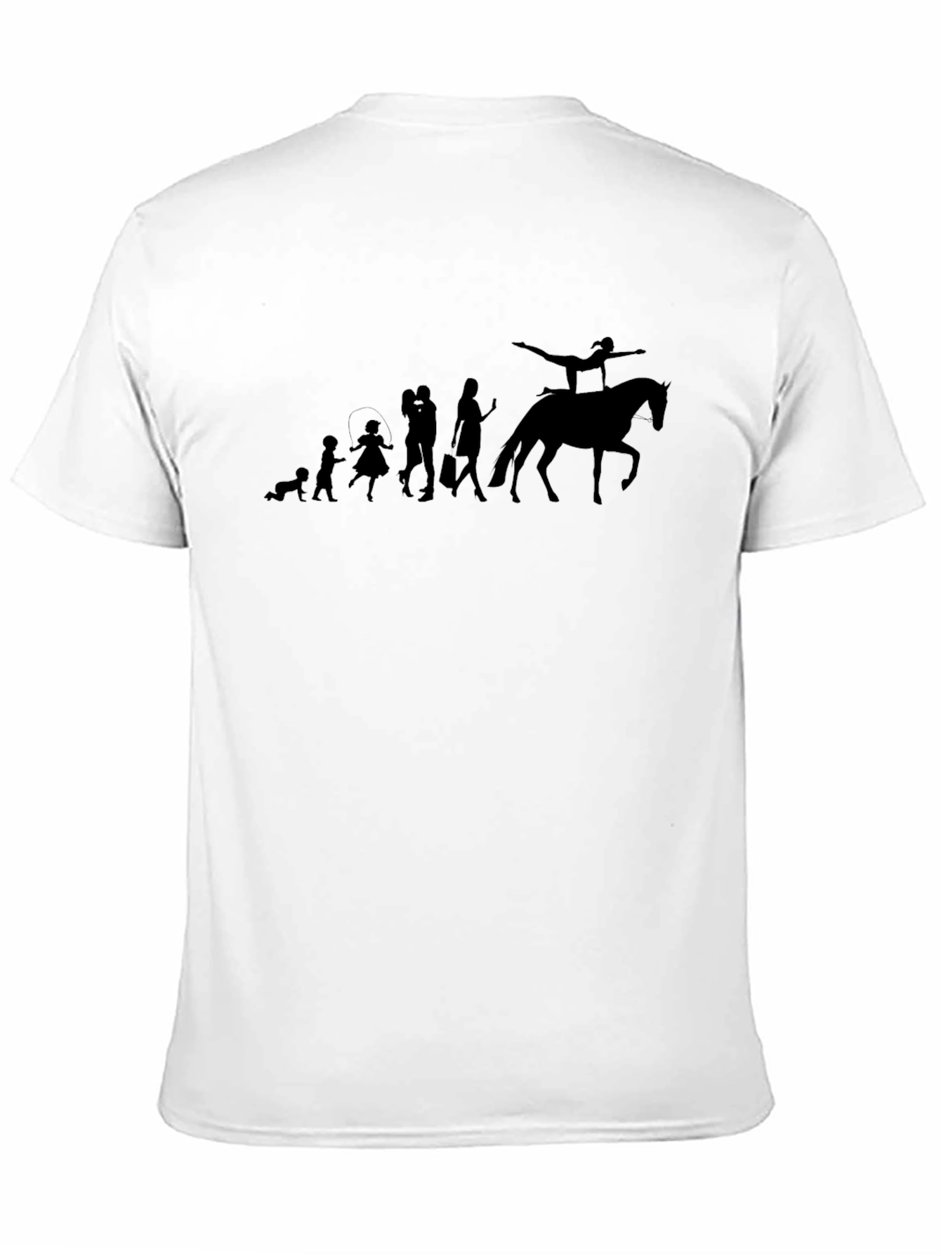 Evolution of Equestrian T-Shirt - Black