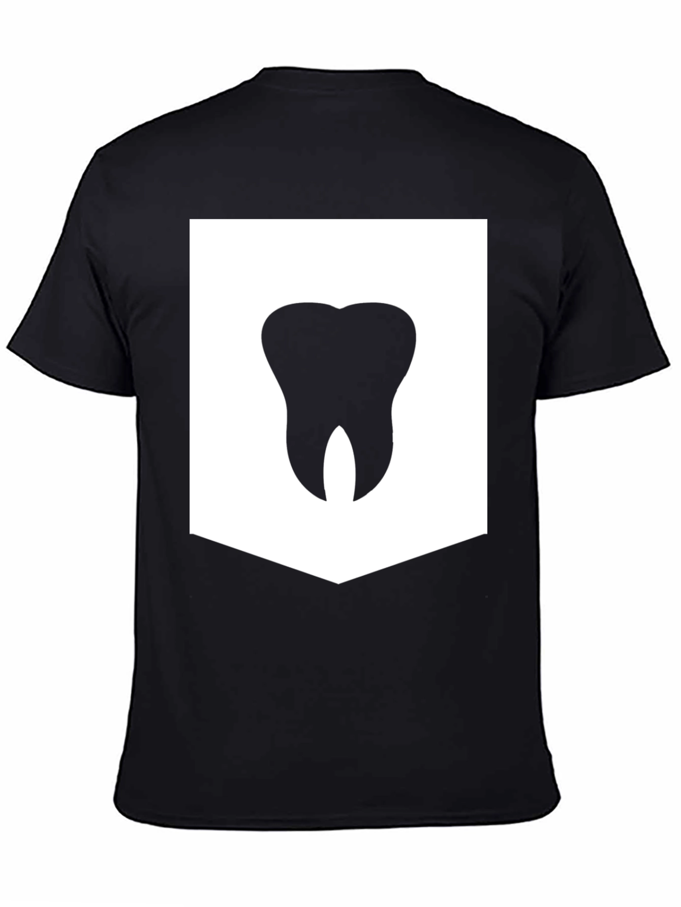 Tooth Graphic Black T-Shirt - Dental Hygiene