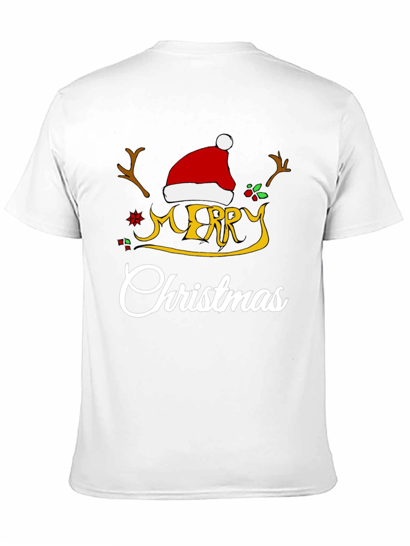 Festive Merry Christmas Graphic T-Shirt