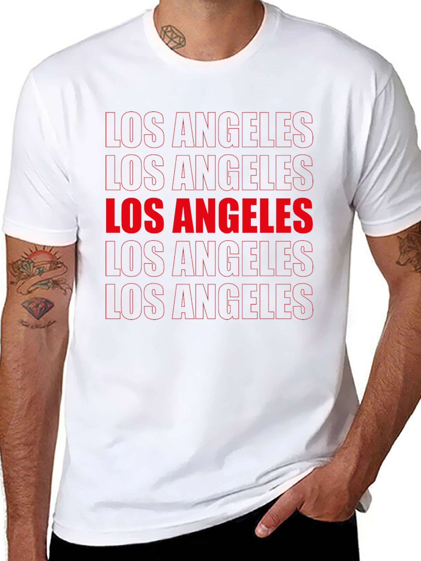 Los Angeles Graphic Print T-Shirt