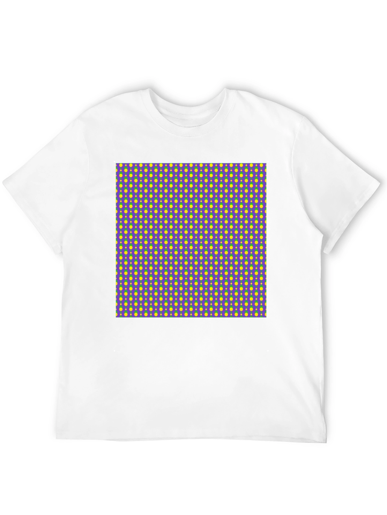 Vibrant Patterned Black T-Shirt